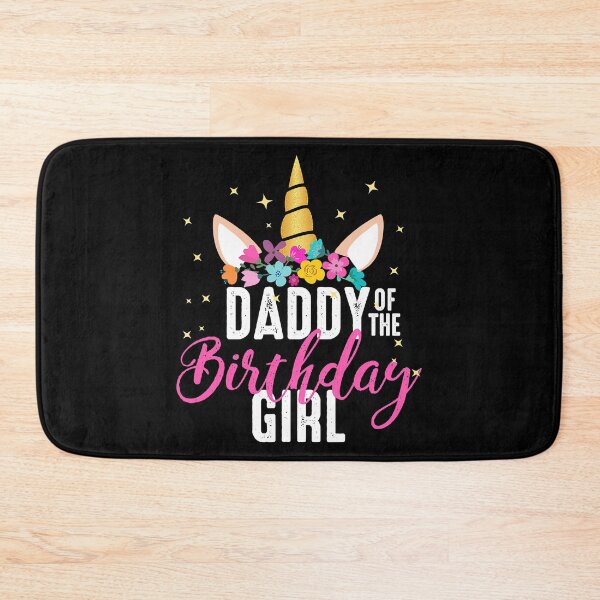 Item preview, Daddy Of The Birthday Girl Father Gift Unicorn Birthday designed and sold by PameGraha.
