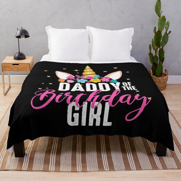 Item preview, Daddy Of The Birthday Girl Father Gift Unicorn Birthday designed and sold by PameGraha.