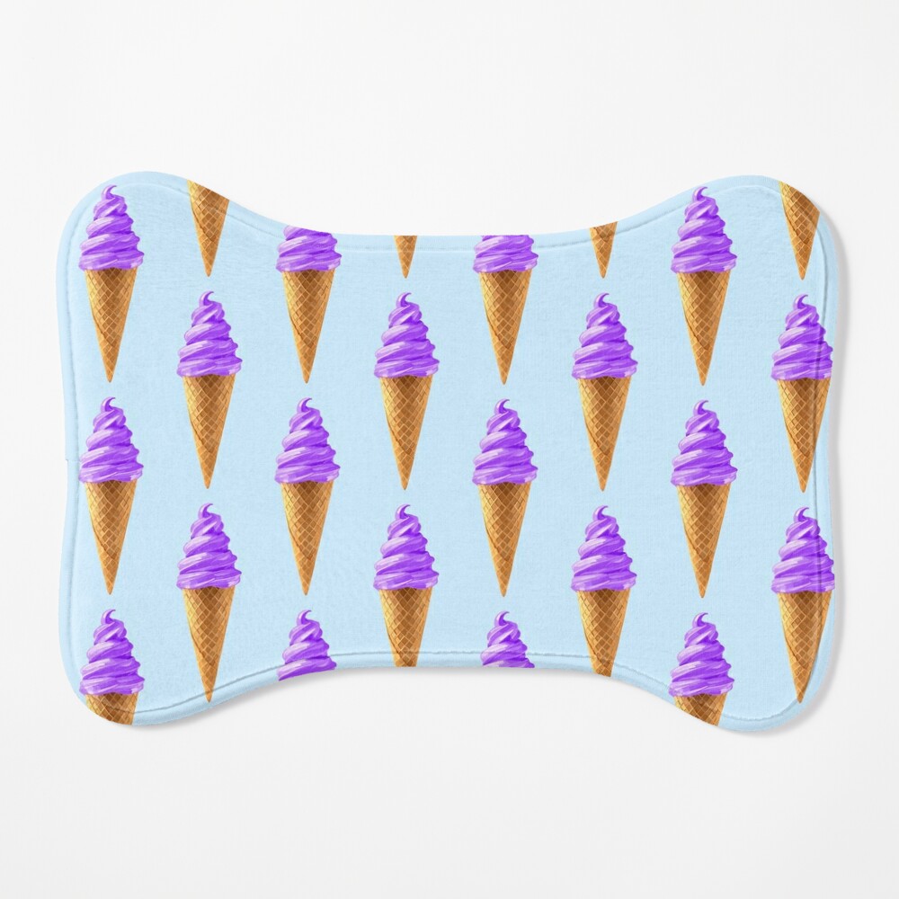 Large Purple Ice Cream Cone Exfoliating Sponge