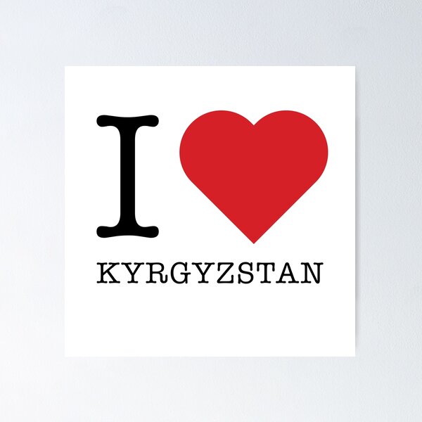 Item preview, Me encanta Kirguistán designed and sold by HeavyStyle.