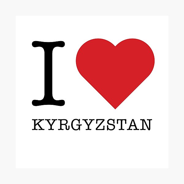 Item preview, I love Kyrgyzstan designed and sold by HeavyStyle.