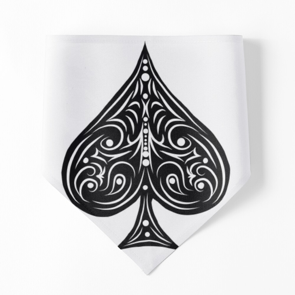 vintage ornamental ace of spades