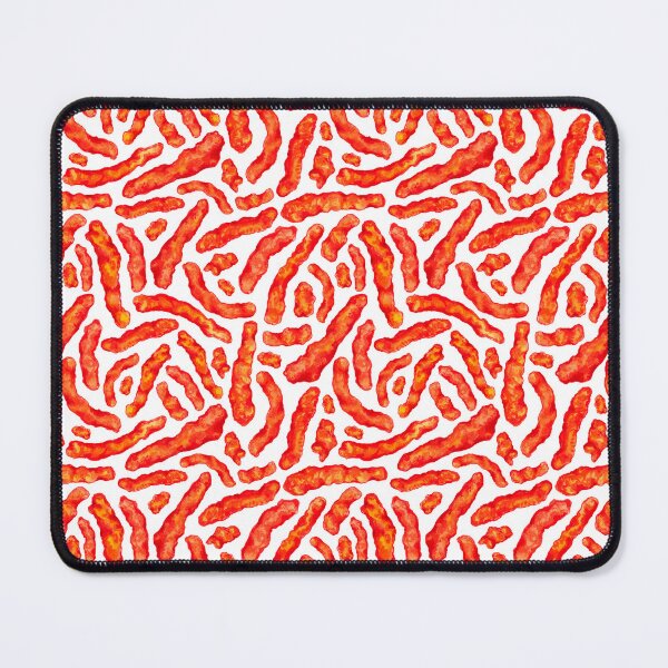 Item preview, Flamin' Hot Cheese Puff Pattern - White designed and sold by Kelly  Gilleran.