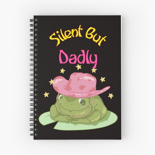 Item preview, Silent But Dadly toad cute groovy designed and sold by Mood Coffee art.