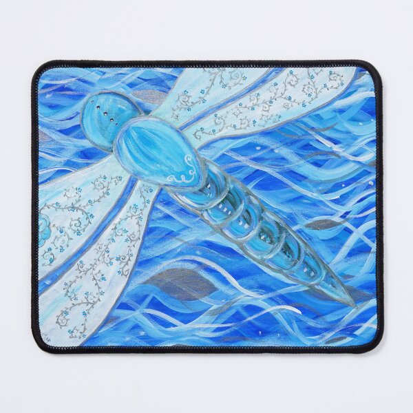 Item preview, Blue Dragonfly Painting designed and sold by Art by Kirsten Sneath.