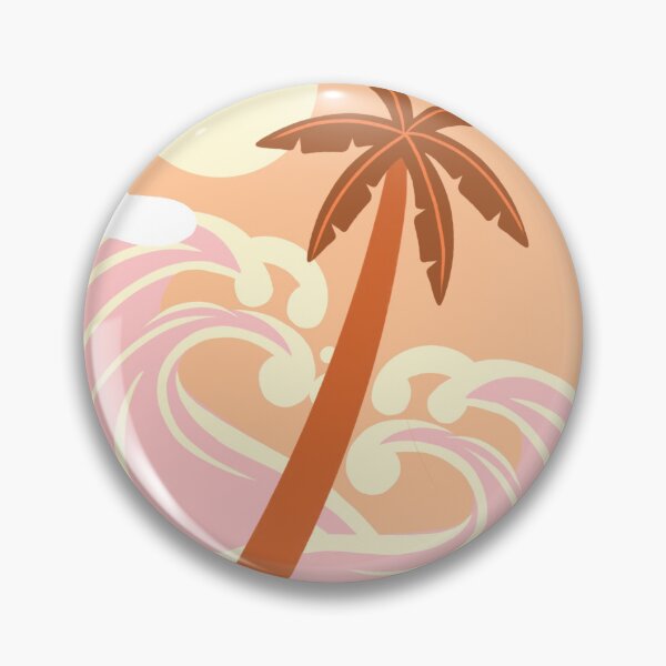 Item preview, Pink Wave Palm tree designed and sold by NoelNimmad.