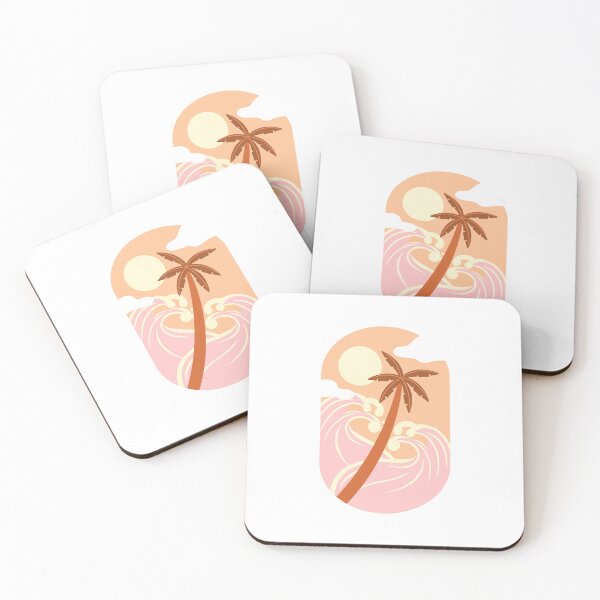Item preview, Pink Wave Palm tree designed and sold by NoelNimmad.