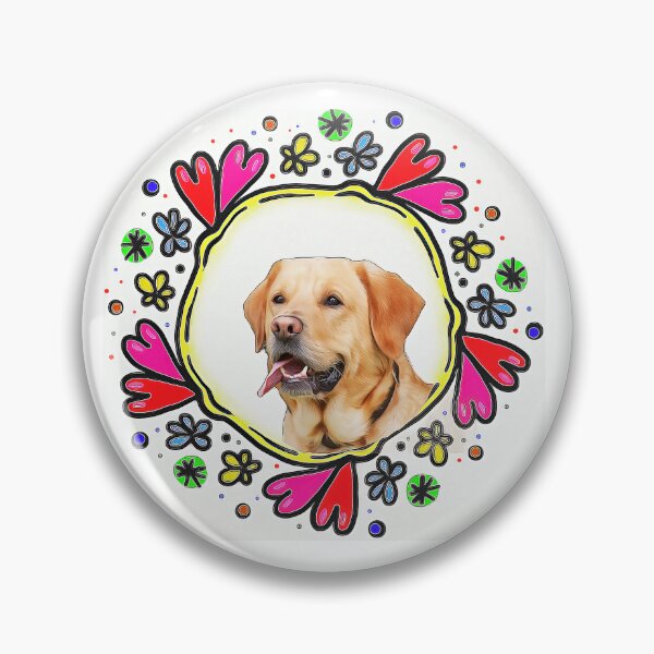 Item preview, Cute Labrador Dog with Heart  designed and sold by formylovelydog.
