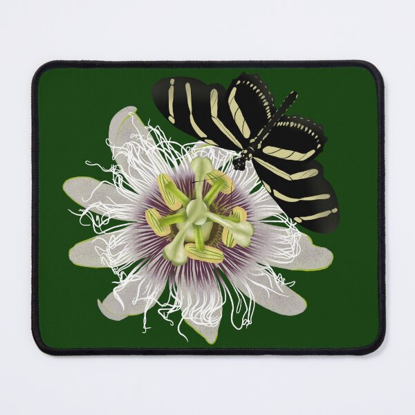 Item preview, Passionfruit Vine and Zebra Longwing Butterfly designed and sold by Katie O'Shaughnessy.