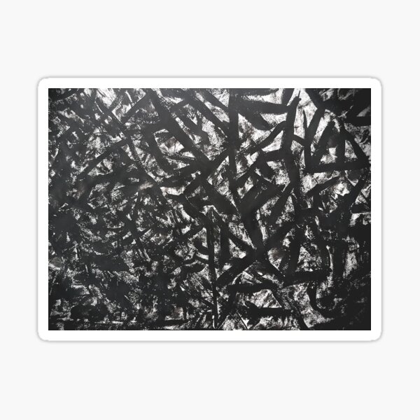 blacke Sticker