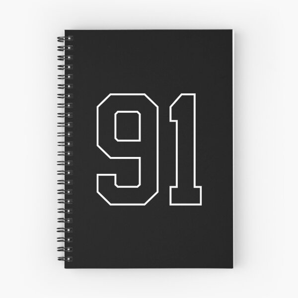 Item preview, Black Number 91 lucky sports jersey ninety one designed and sold by HeavyStyle.