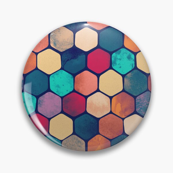 Item preview, Textured Hexagon Pattern designed and sold by Blue-Banana.