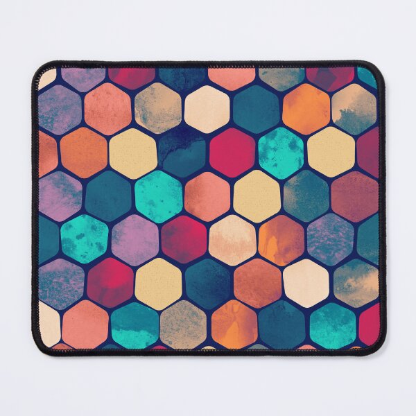 Item preview, Textured Hexagon Pattern designed and sold by Blue-Banana.