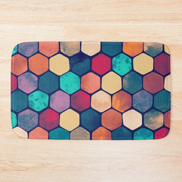 Item preview, Textured Hexagon Pattern designed and sold by Blue-Banana.