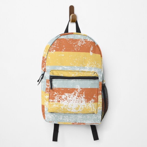 Item preview, Warm Summer Distressed Stripey Pattern Design designed and sold by RhubarbMyrtle.