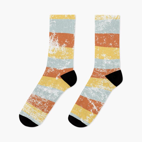 Item preview, Warm Summer Distressed Stripey Pattern Design designed and sold by RhubarbMyrtle.