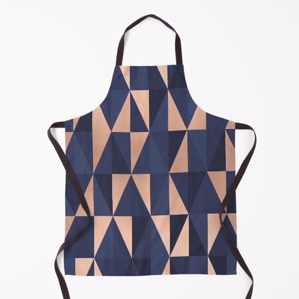 Item preview, Rose Gold & Navy Geo Abstract designed and sold by Blue-Banana.