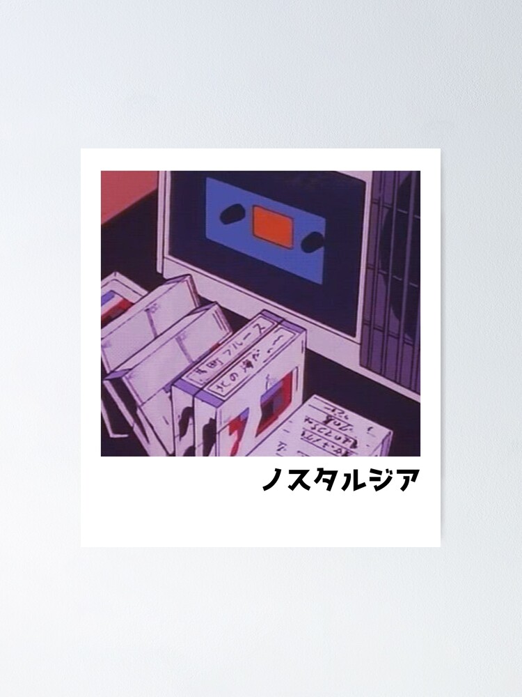 Retro anime cassette tape index  fan art collection  Wunderkammer Japan