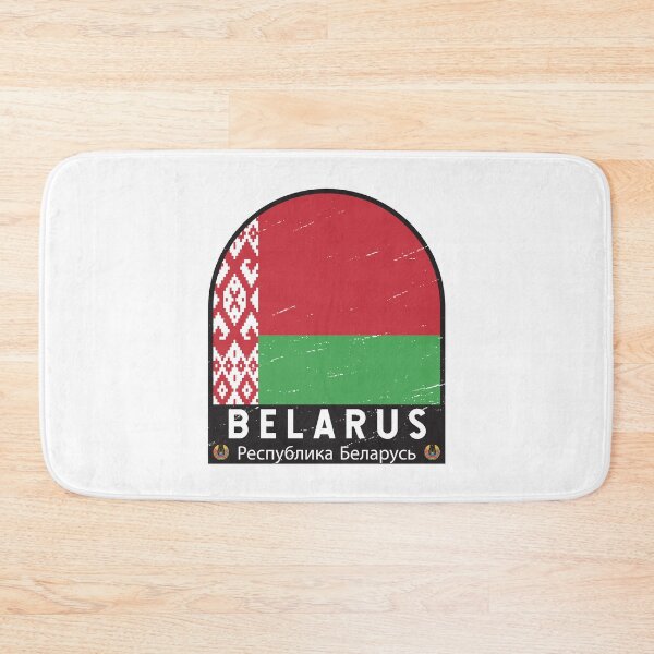 Item preview, Belarus Flag Emblem Distressed Vintage designed and sold by KrisSidDesigns.