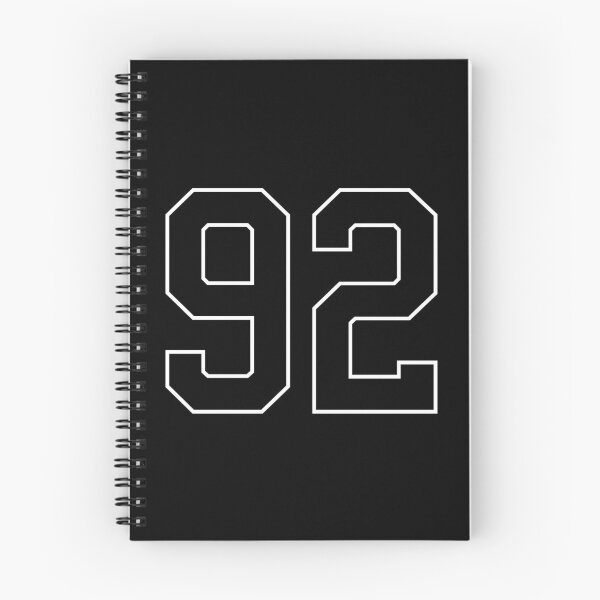 Item preview, Black Number 92 lucky sports jersey ninety two designed and sold by HeavyStyle.