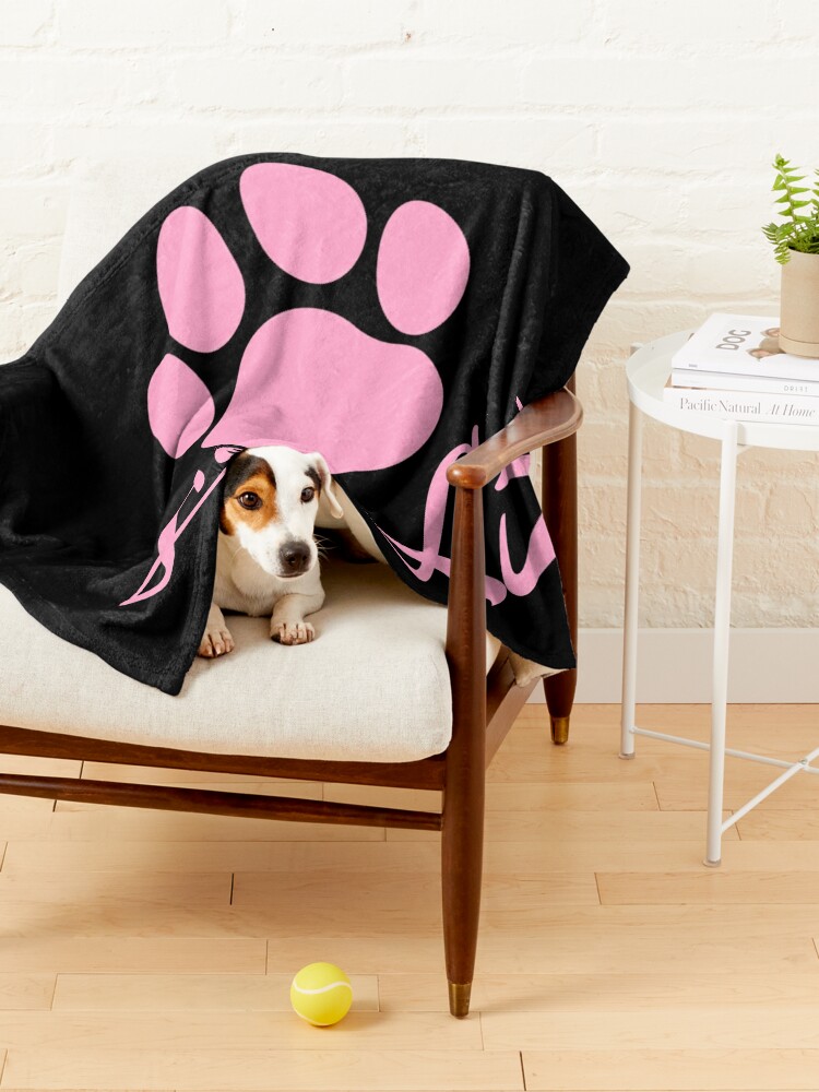 Dog blanket with online name