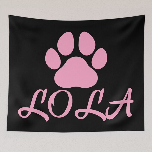 Item preview, Pink Dog Name Lola  designed and sold by Foofighter01.