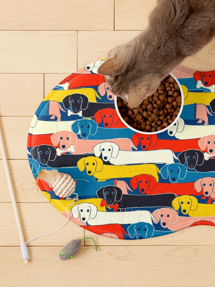 Alternate view of COLORED CUTE DOGS PATTERN 2 Pet Mat