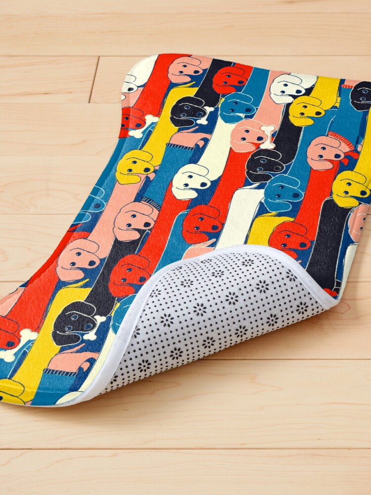 Alternate view of COLORED CUTE DOGS PATTERN 2 Pet Mat