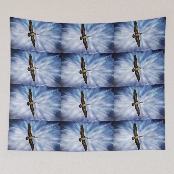 Item preview, A Puerto Lopez Pelican Soars designed and sold by alabca.
