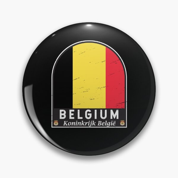 Item preview, Belgium Flag Emblem Distressed Vintage designed and sold by KrisSidDesigns.
