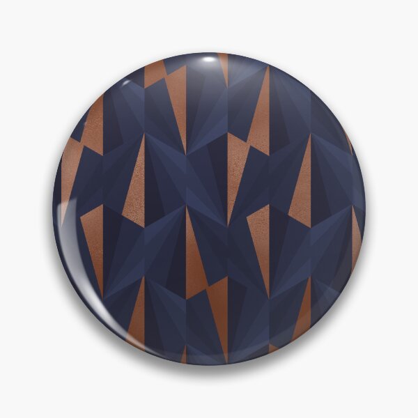 Item preview, Navy & Copper Fractal designed and sold by Blue-Banana.