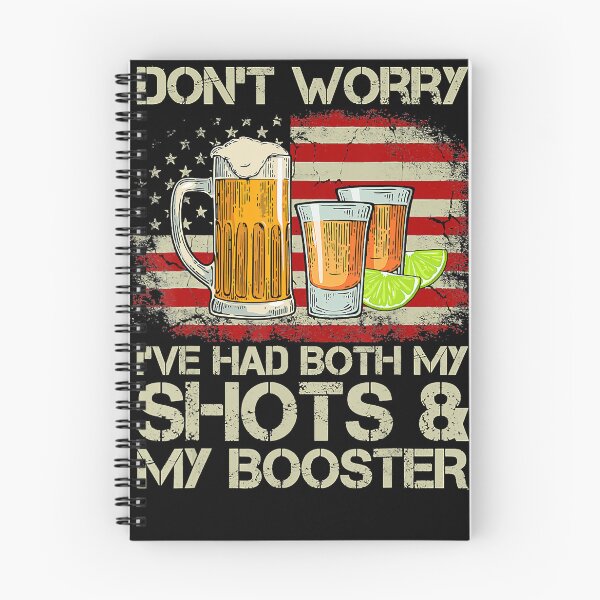 Item preview, Don't Worry I've Had Both My Shots And Booster American Flag designed and sold by JohnRobertson47.