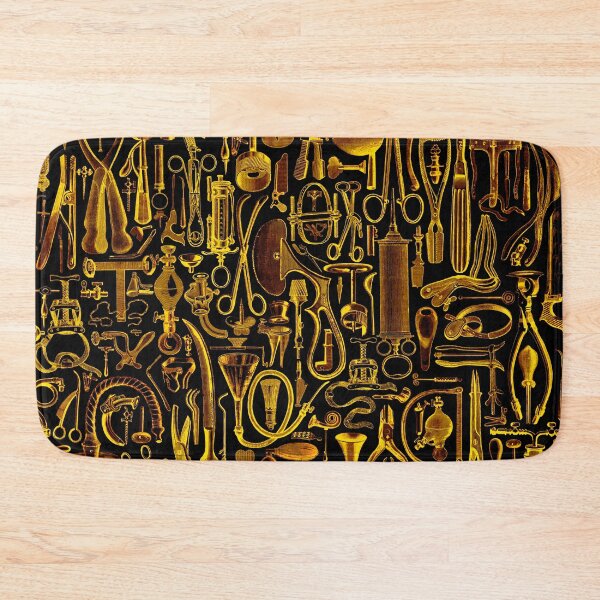 Item preview, Medical Condition Vintage Surgical Instruments Pattern GOLD designed and sold by GrandeDuc.