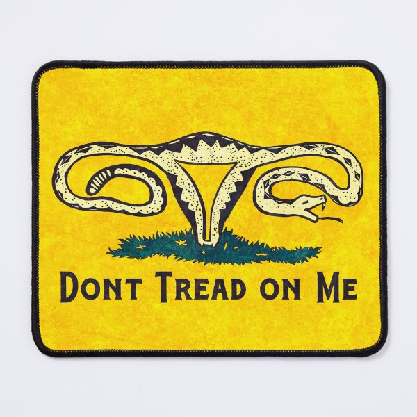 Item preview, Don't Tread On Me - Pro-Choice Women's Rights Flag designed and sold by thaneydesign.