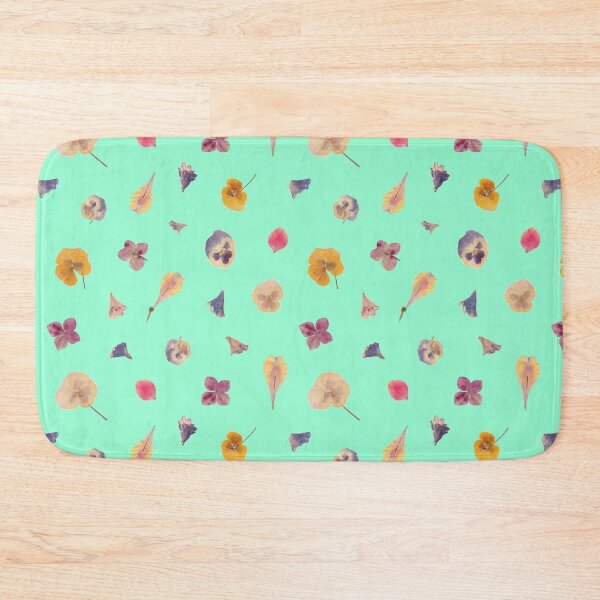 Item preview, Dried natural flower petals seamless patterns designed and sold by AleFairyland.