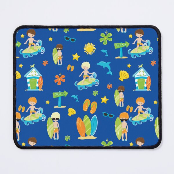 Item preview, Kawaii Surfer boy Pattern designed and sold by TamGustam.
