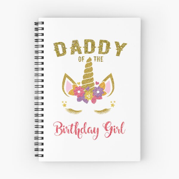 Item preview, Daddy Of The Birthday Girl Unicorn Matching designed and sold by PameGraha.
