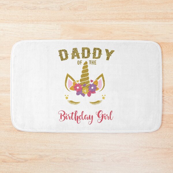 Item preview, Daddy Of The Birthday Girl Unicorn Matching designed and sold by PameGraha.