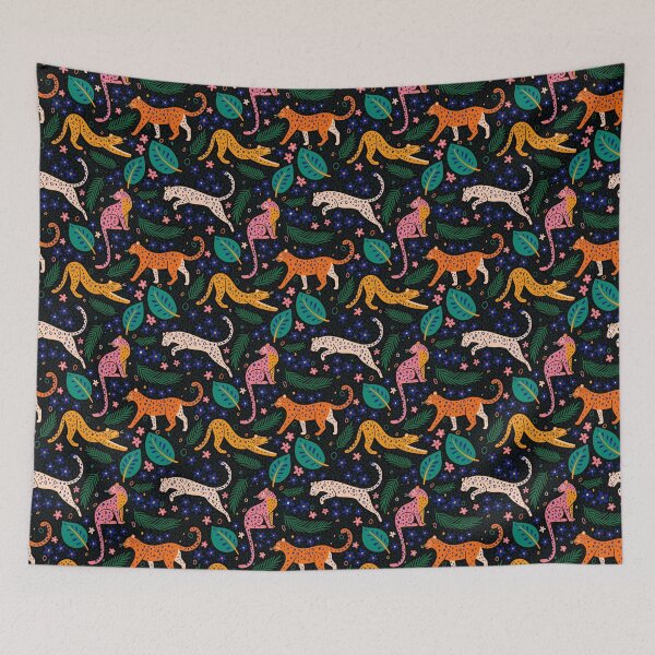 Item preview, Leopard Tropical Pattern designed and sold by Yuliia Bahniuk.