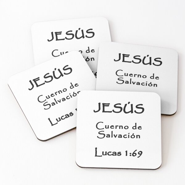 Item preview, Luke 1:69 Jesus Horn of Salvation Spanish Bible Verse designed and sold by NombresDeJesus.