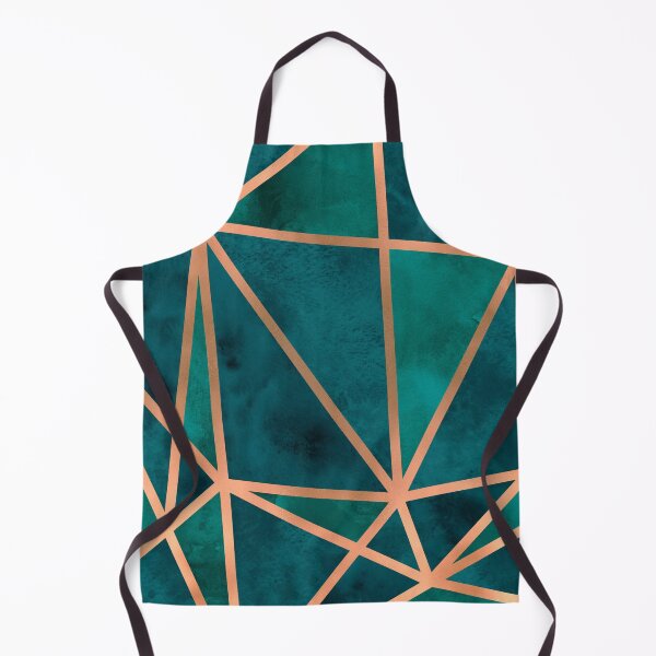 Item preview, Copper and Emerald Geometric Design designed and sold by Blue-Banana.