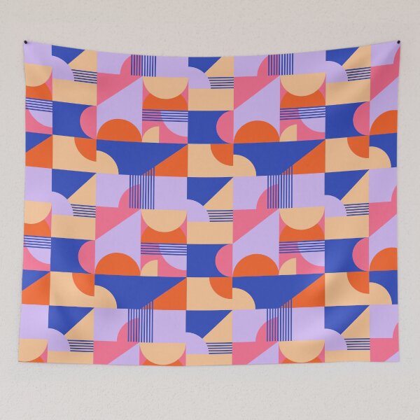 Item preview, Artsy Geometric Retro Vibes designed and sold by Colorful Misfits.