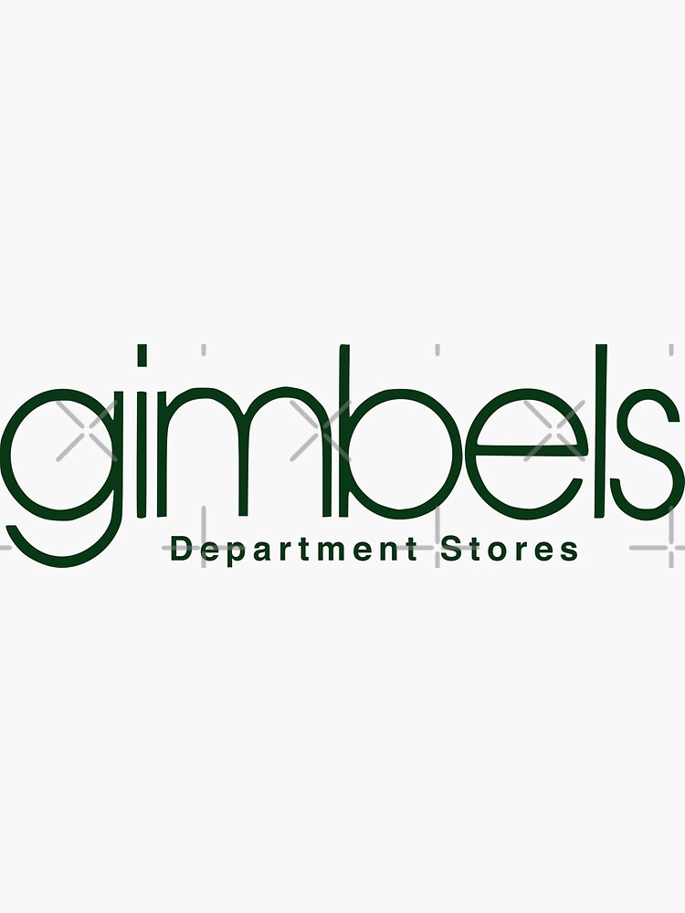 gimbels-department-store-sticker-by-teearcade84-redbubble