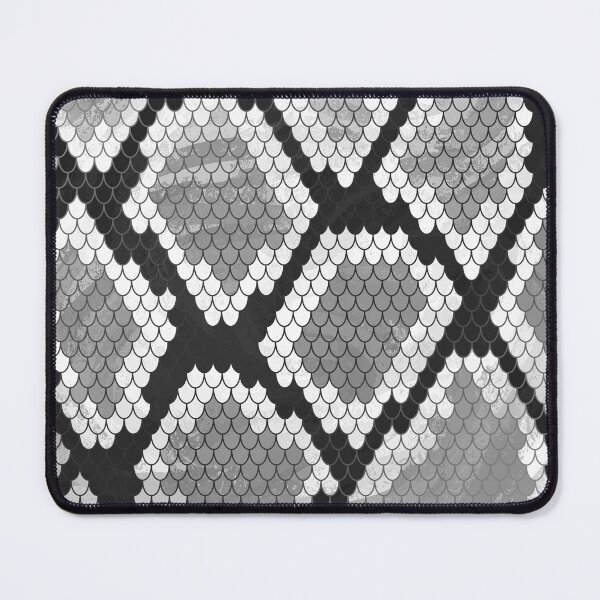 Item preview, Snake Gray and Light Gray Print designed and sold by ImagineThatNYC.