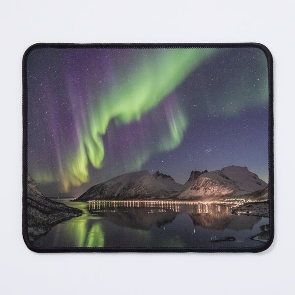 Item preview, green and purple northern lights mixed with the sea and the stars designed and sold by ImRotem.