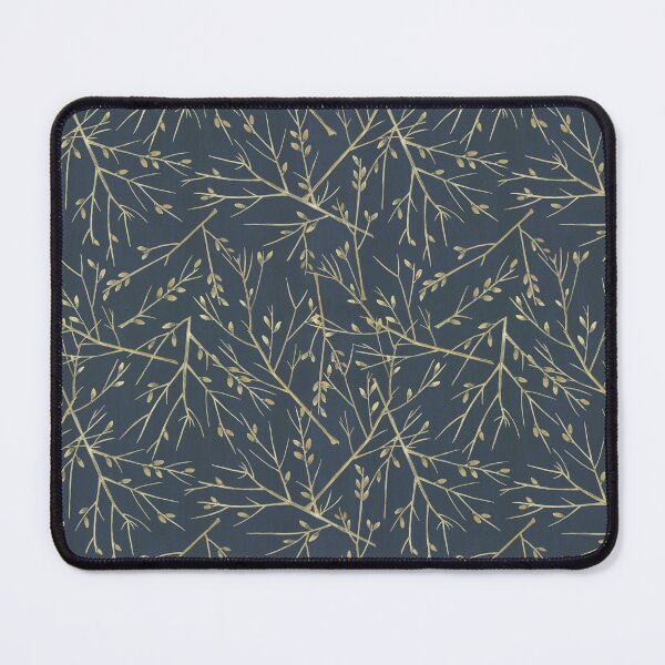 Item preview, Autumn Branches Nature Leaves Twigs Blue Fall Tree Foliage Pattern designed and sold by livianasgifts.