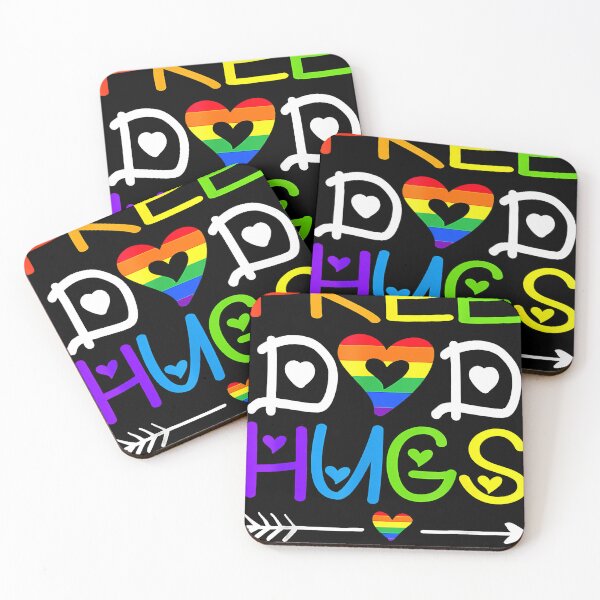 Item preview, Free Dad Hugs Pride LGBT Gay Proud Dad LGBT Parent Pride Dad designed and sold by DavidBenson47.