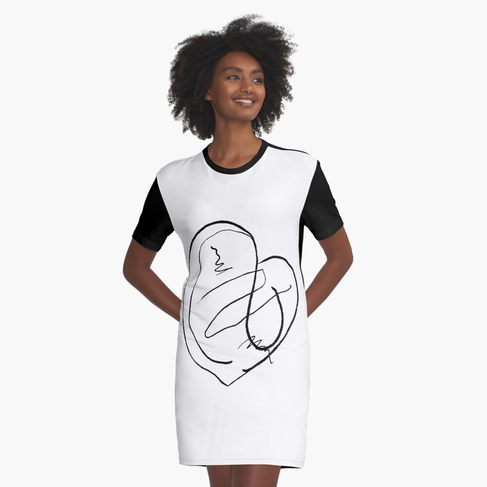 Item preview, Graphic T-Shirt Dress designed and sold by savolai.