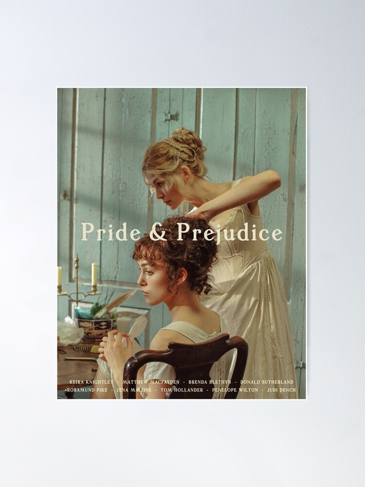 Poster, Pride & Prejudice Movie Poster designed and sold by danielalorenzo