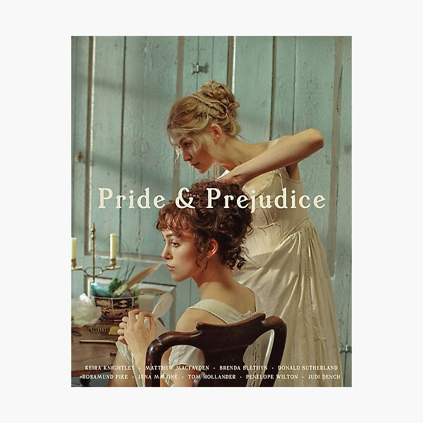 Pride & Prejudice Movie Poster Photographic Print